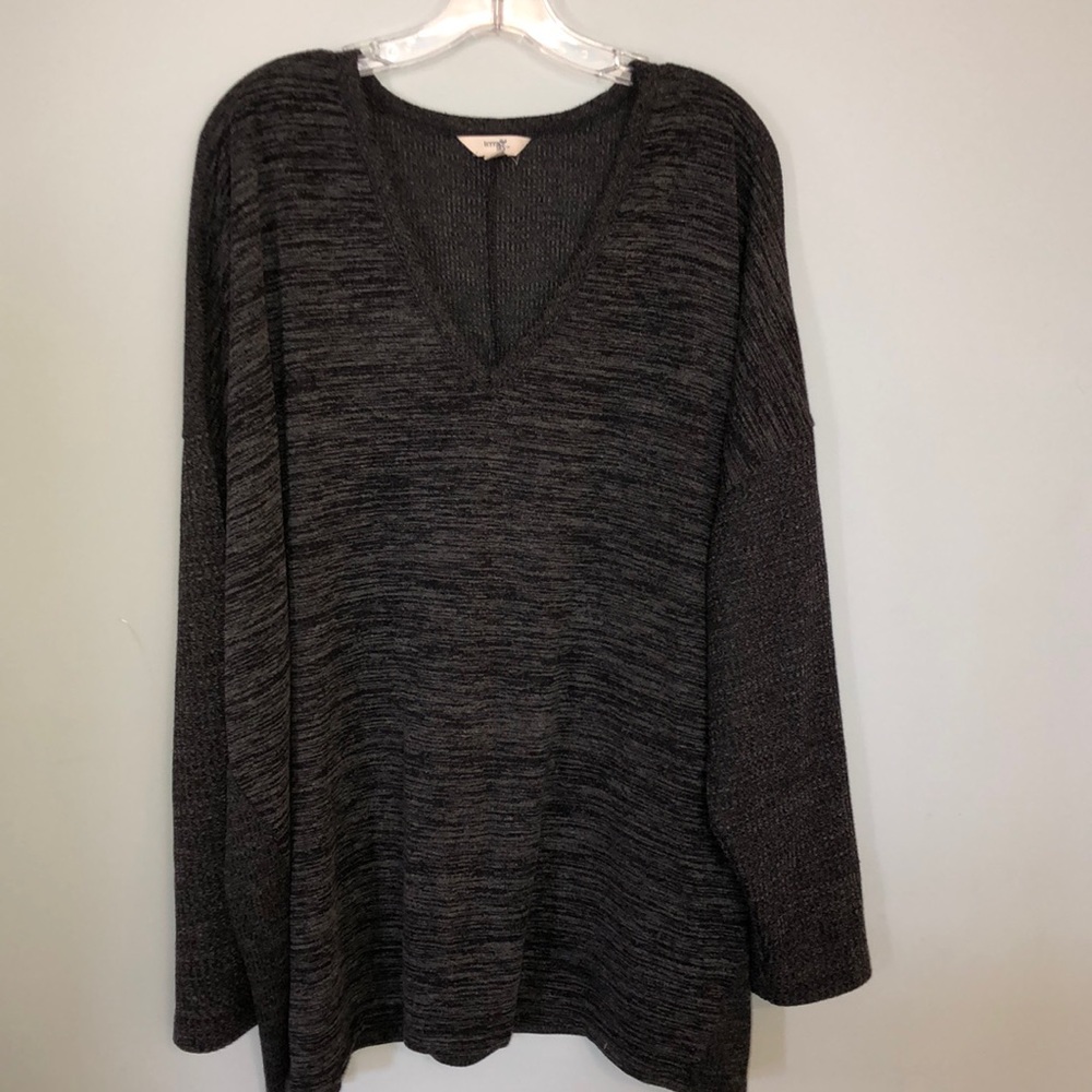 Women’s 4X terra & sky, gray, sweater NWOT
